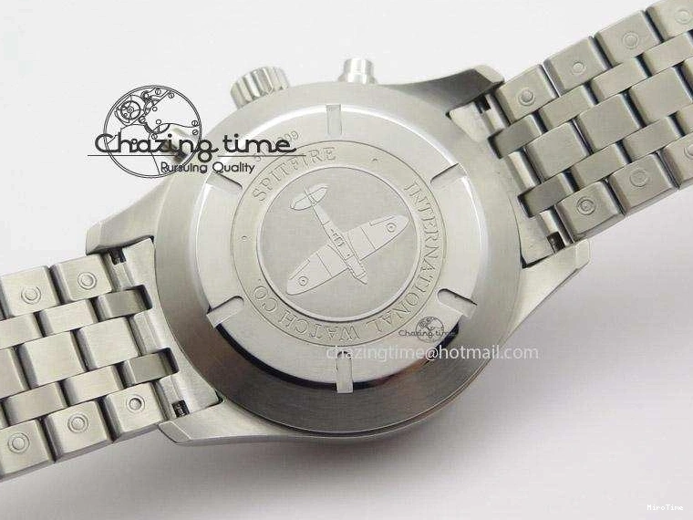 MIROTIME 0305 Pilot Spitfire Chrono ZF Best Edition Gray Dial On SS Bracelet A WrinkleFree 7357